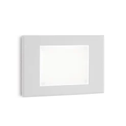 Segnapasso Led-Selezionato da Mazzolaluce Segnapasso bianco per esterno da incasso a parete led 3w 3000k
