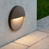 Segnapasso Led-Selezionato da Mazzolaluce Segnapasso corten da esterno rotondo per parete led 6w 3000k