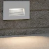 Segnapasso Led-Selezionato da Mazzolaluce Segnapasso da esterno a incasso a parete bianco led 3w 3000k