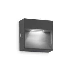 Segnapasso Led-Ideal Lux Segnapasso da esterno dedra ap big ip65 led antracite