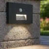 Segnapasso Led-Selezionato da Mazzolaluce Segnapasso da esterno grafite led 3w cct incasso a parete con sensore crepuscolare