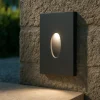 Segnapasso Led-Selezionato da Mazzolaluce Segnapasso da esterno incasso a parete led 3w 4000k nero ip65