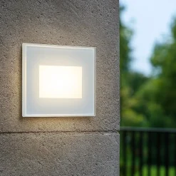 Segnapasso Led-Selezionato da Mazzolaluce Segnapasso da esterno incasso a parete led 3w 4000k bianco ip65
