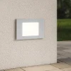 Segnapasso Led-Selezionato da Mazzolaluce Segnapasso da esterno led 4000k incasso a parete rettangolare bianco