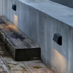 Segnapasso Led-Selezionato da Mazzolaluce Segnapasso da esterno led senza incasso 3w 3000k ip65 antracite