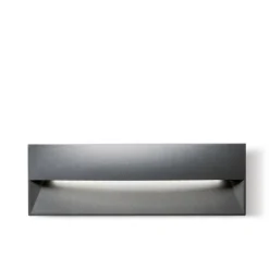 Segnapasso Led-Selezionato da Mazzolaluce Segnapasso da esterno led 12w 4000k da incasso a parete grafite ip65