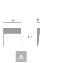 Segnapasso Led-Selezionato da Mazzolaluce Segnapasso da esterno led 6w 4000k per parete bianco ip65