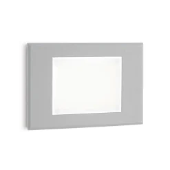 Segnapasso Led-Selezionato da Mazzolaluce Segnapasso da incasso parete led 3w 4000k grigio per esterno ip65