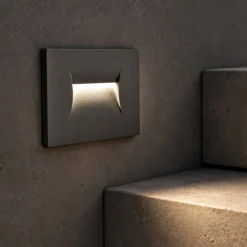 Segnapasso Led-IsyLuce Segnapasso da incasso per esterno led 3w 3000k antracite