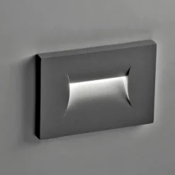 Segnapasso Led-IsyLuce Segnapasso da incasso per esterno led 3w 3000k antracite