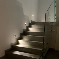 Segnapasso Led-IsyLuce Segnapasso da incasso per esterno led 3w 3000k antracite