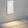 Segnapasso Led-Selezionato da Mazzolaluce Segnapasso da incasso per interni esterni bianco led 3w 3000k
