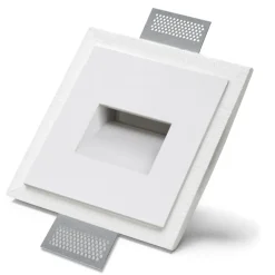Segnapasso Led-Selezionato da Mazzolaluce Segnapasso da incasso scomparsa gesso cristaly led 1.1w 3000k