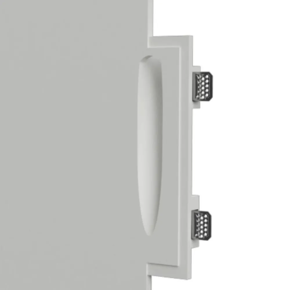 Segnapasso Led-Selezionato da Mazzolaluce Segnapasso di gesso da incasso a parete per scale gradini