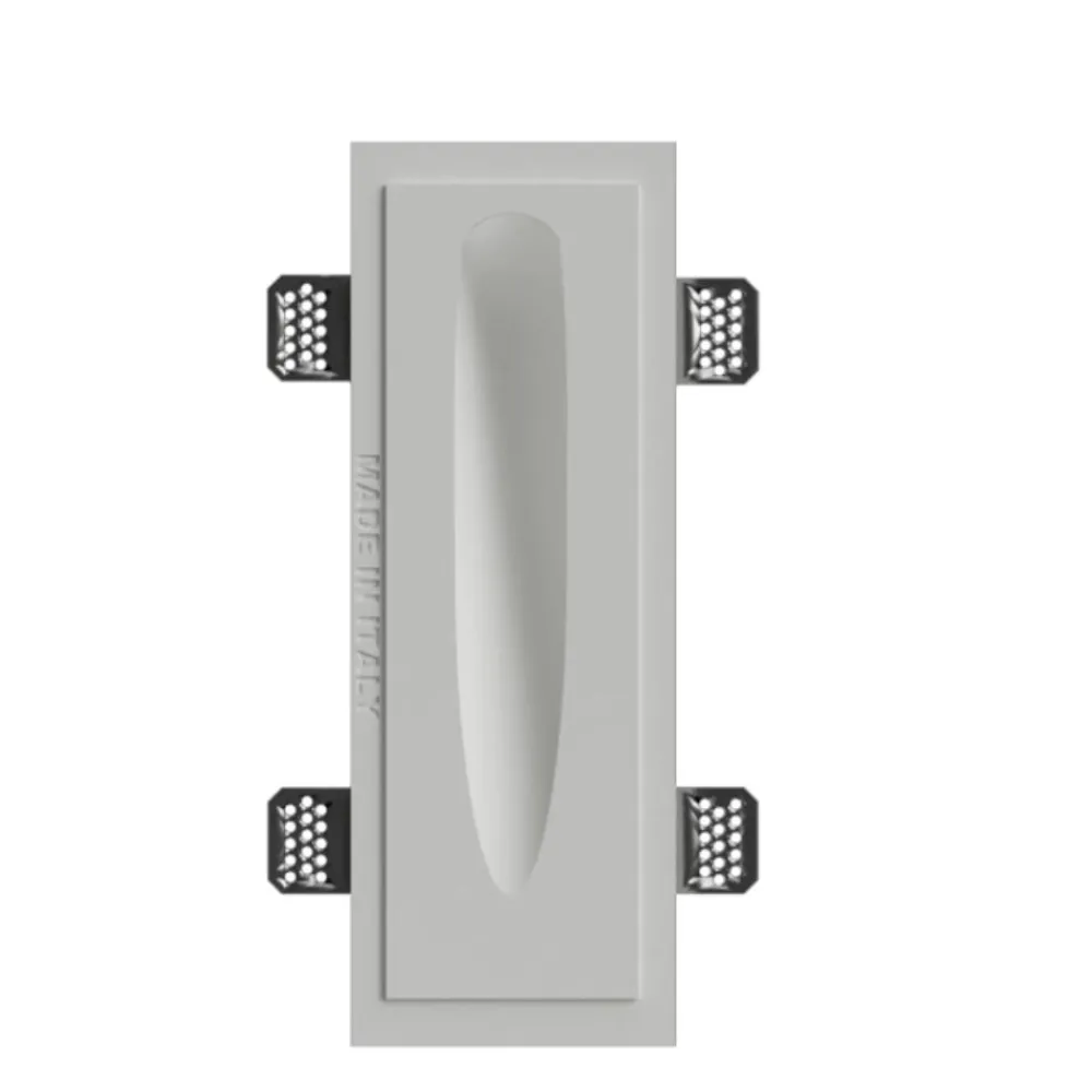 Segnapasso Led-Selezionato da Mazzolaluce Segnapasso di gesso da incasso a parete per scale gradini