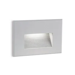 Segnapasso Led-Selezionato da Mazzolaluce Segnapasso grigio per esterni led 3w 4000k da incasso a parete ip65