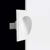 Segnapasso Led-Selezionato da Mazzolaluce Segnapasso in gesso da incasso bianco ovale