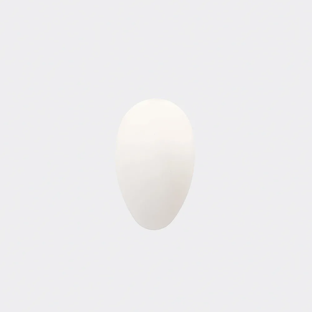 Segnapasso Led-Selezionato da Mazzolaluce Segnapasso in gesso da incasso bianco ovale