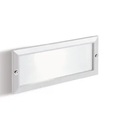 Segnapasso Led-Selezionato da Mazzolaluce Segnapasso led bianco da esterno per incasso parete 10w 3000k ip65
