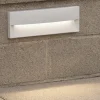 Segnapasso Led-Selezionato da Mazzolaluce Segnapasso led bianco per esterno da incasso a parete 12w 3000k