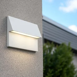 Segnapasso Led-Selezionato da Mazzolaluce Segnapasso led bianco per esterno da incasso a parete ip65