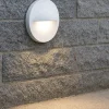 Segnapasso Led-Selezionato da Mazzolaluce Segnapasso led bianco per parete da esterno rotondo 3w 3000k