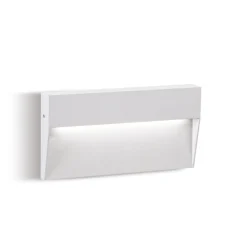 Segnapasso Led-Selezionato da Mazzolaluce Segnapasso led bianco rettangolare 6w 3000k per esterno ip65