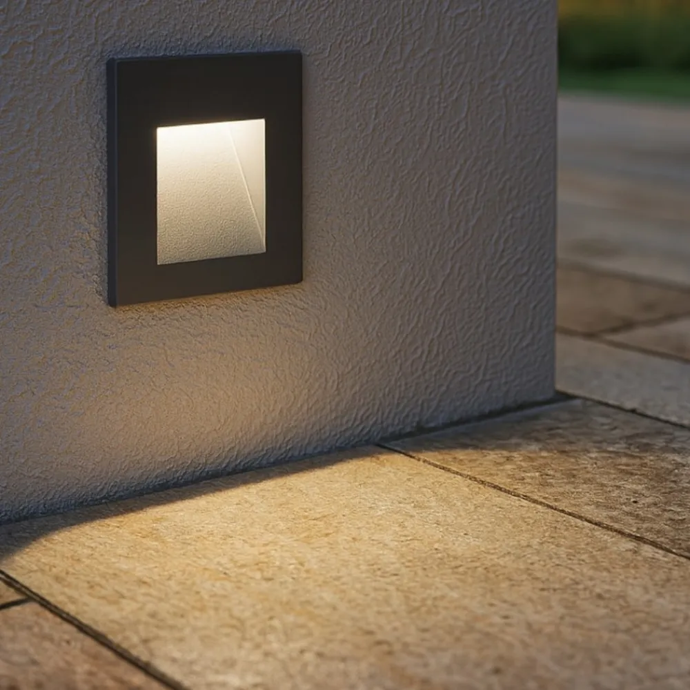 Segnapasso Led-Ideal Lux Segnapasso led da esterno bit fi antracite 3000k ip65