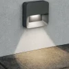 Segnapasso Led-Selezionato da Mazzolaluce Segnapasso led da esterno grigio led 6w 3000k quadrato ip65