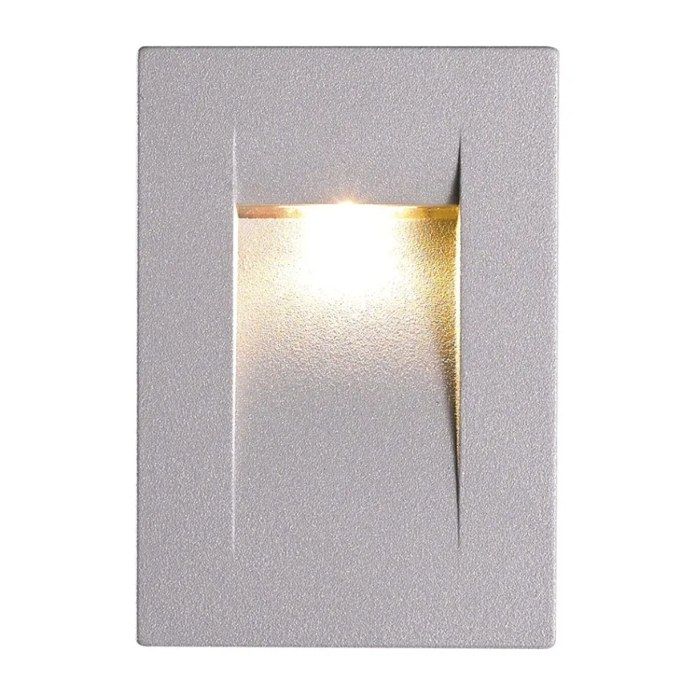 Segnapasso Led-Selezionato da Mazzolaluce Segnapasso led da esterno incasso grigio 3w 3000k