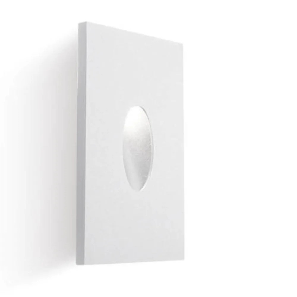 Segnapasso Led-Selezionato da Mazzolaluce Segnapasso led da incasso a parete per esterno bianco 3w 3000k
