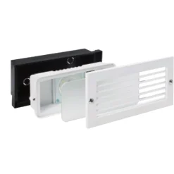 Segnapasso Led-Selezionato da Mazzolaluce Segnapasso led incasso parete per esterno 10w 3000k ip54 nero