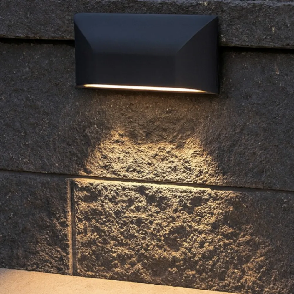 Segnapasso Led-Selezionato da Mazzolaluce Segnapasso led 3000k 6w da esterno grigio antracite fp