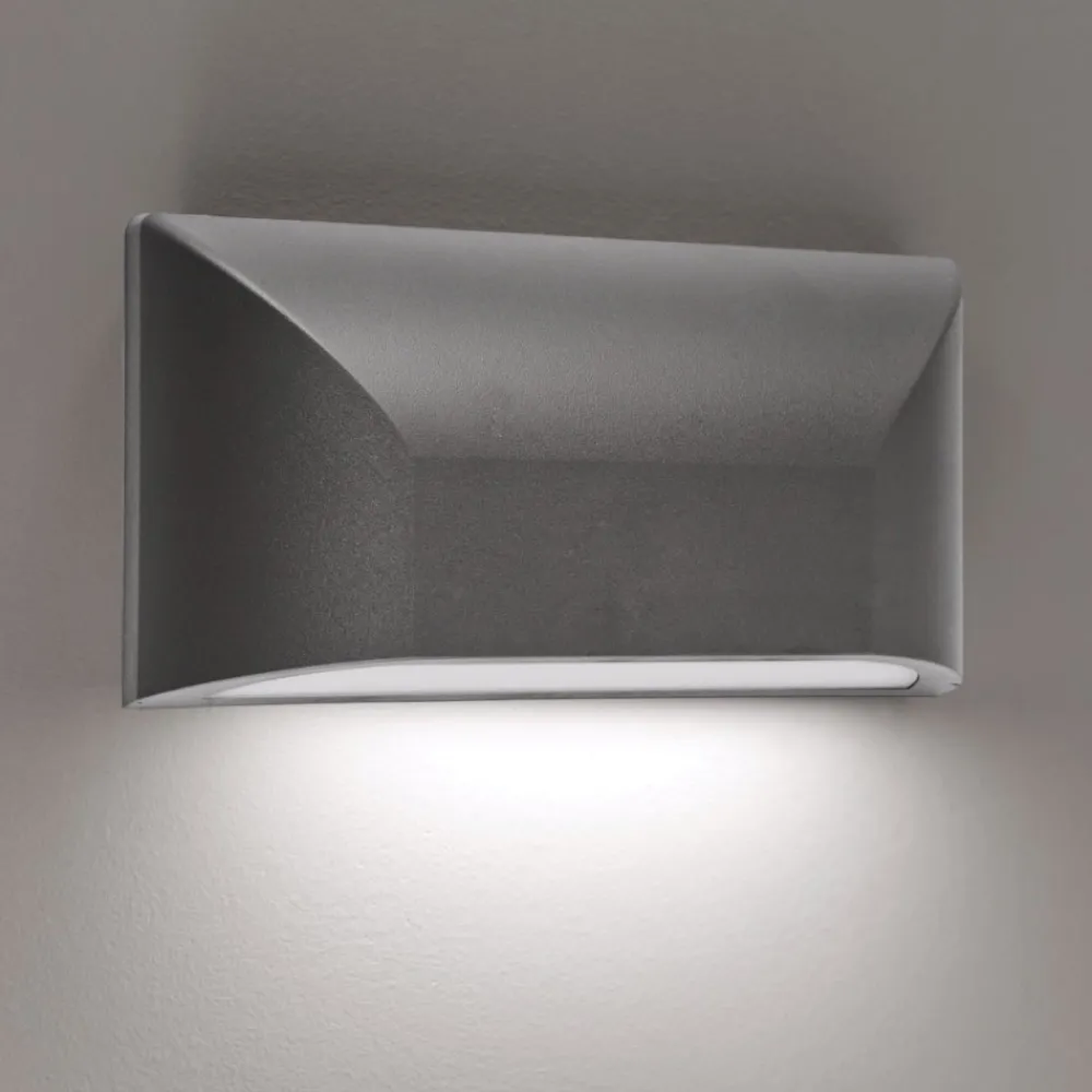 Segnapasso Led-Selezionato da Mazzolaluce Segnapasso led 3000k 6w da esterno grigio antracite fp