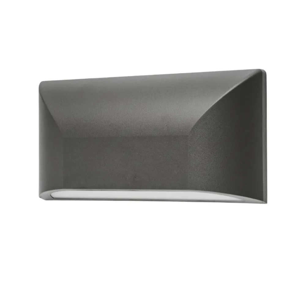 Segnapasso Led-Selezionato da Mazzolaluce Segnapasso led 3000k 6w da esterno grigio antracite fp