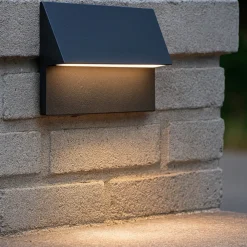 Segnapasso Led-Selezionato da Mazzolaluce Segnapasso led per esterni da incasso a parete grafite led 3000k