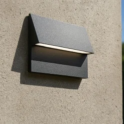 Segnapasso Led-Selezionato da Mazzolaluce Segnapasso led per esterni da incasso a parete grafite led 3000k
