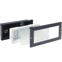 Segnapasso Led-Selezionato da Mazzolaluce Segnapasso led per esterni 10w 4000k nero da incasso