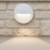 Segnapasso Led-Selezionato da Mazzolaluce Segnapasso led per esterno bianco rotondo da incasso a parete