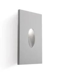 Segnapasso Led-Selezionato da Mazzolaluce Segnapasso led per esterno da incasso a parete grigio 3w 4000k