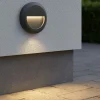 Segnapasso Led-Selezionato da Mazzolaluce Segnapasso led per esterno rotondo 1w 3000k ip65 antracite