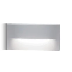 Segnapasso Led-Selezionato da Mazzolaluce Segnapasso led rettangolare per esterno a parete bianco led 4w 3000k