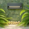 Segnapasso Led-Selezionato da Mazzolaluce Segnapasso led rettangolare per esterno da incasso a parete grafite