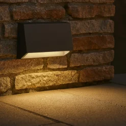 Segnapasso Led-Selezionato da Mazzolaluce Segnapasso led senza incasso da esterno 1,5w 3000k ip65 antracite per giardini