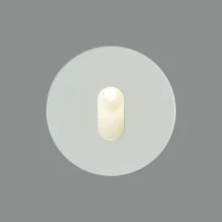 Segnapasso Led-Selezionato da Mazzolaluce Segnapasso led 3w 3000k cri90 rotondo bianco da incasso
