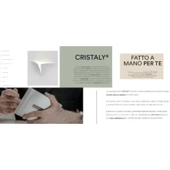 Segnapasso Led-Selezionato da Mazzolaluce Segnapasso led 5,5w 2700k cristaly da incasso a parete