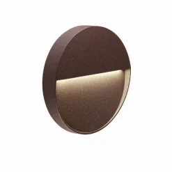 Segnapasso Led-Selezionato da Mazzolaluce Segnapasso led 6w 4000k da esterno ip65 marrone rotondo