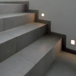 Segnapasso Led-Selezionato da Mazzolaluce Segnapasso led 1w 4000k grigio incasso da parete per interni fp