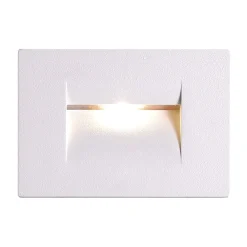 Segnapasso Led-IsyLuce Segnapasso led 3w 3000k incasso bianco per esterno