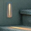 Segnapasso Led-Selezionato da Mazzolaluce Segnapasso led 3w 3000k per esterno grigio da incasso fp